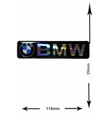 BMW BMW - 3D BIG - 1 Stück - Schwarz - Schrift und Logo - black