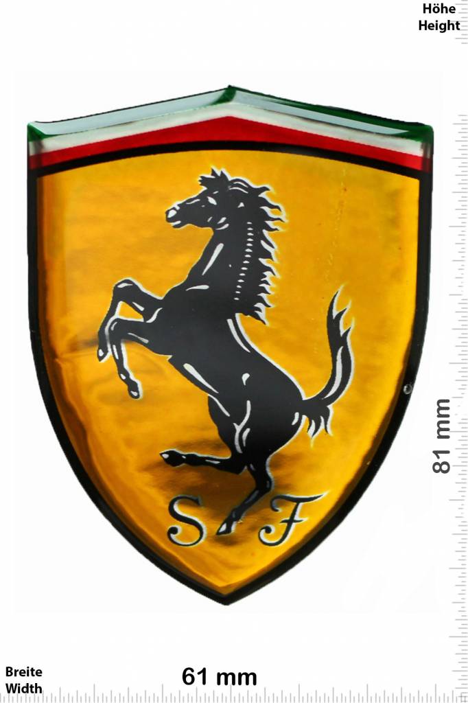 Sticker autocollant emblème Ferrari