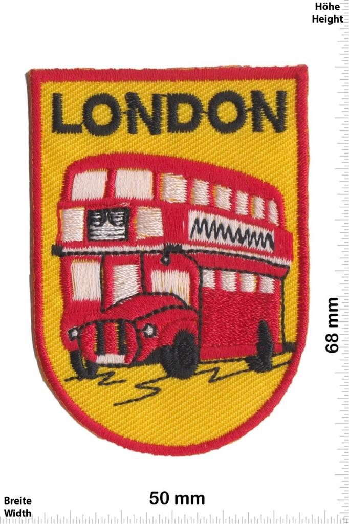 England London - Coat of Arms - Double Decker Bus- UK