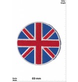 England Union Jack - round - UK