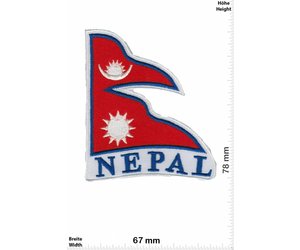 Nepal Flag Badge For Cap, Shirt &amp; Coat - Handicrafts In Nepal