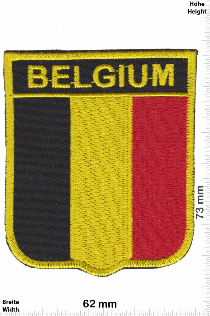 Belgium Belgien - Flagge - Wappen - Belgium