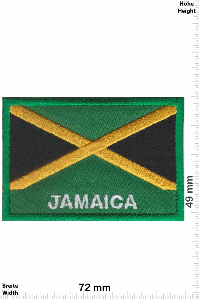 Jamaica - Patch - Back Patches - Patch Keychains Stickers - giga-patch ...