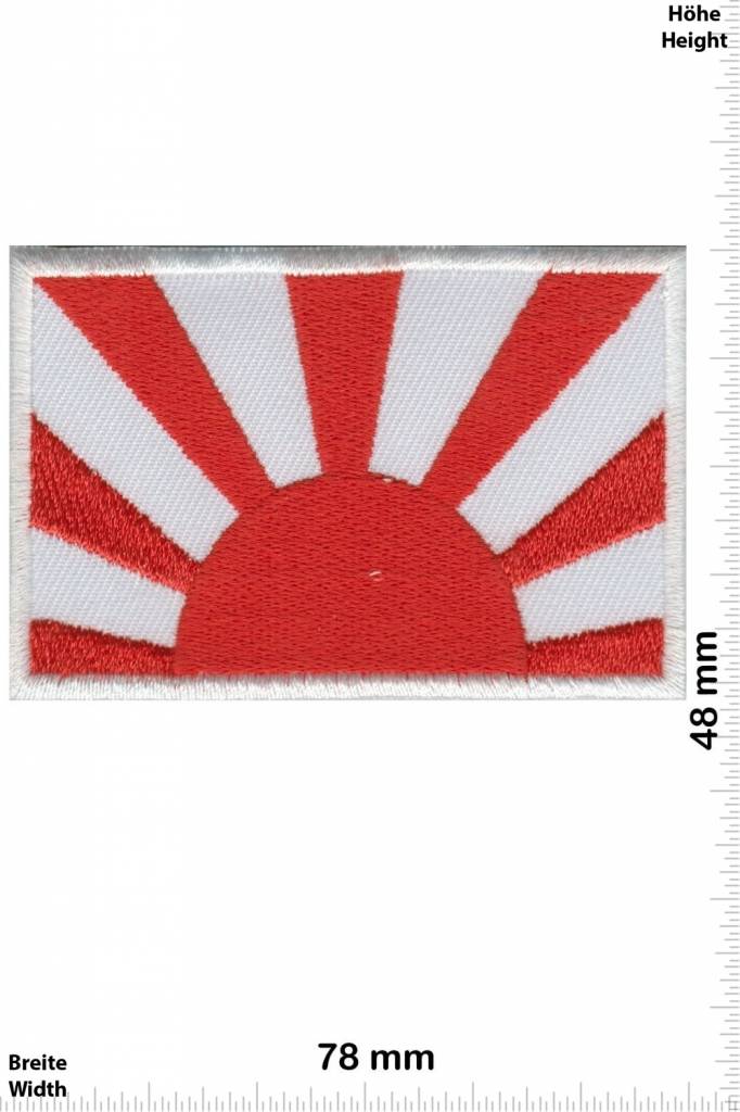 Japan Kyokujitsuki - half - Flagge der aufgehenden Sonne - Rising Sun Flag - Flag