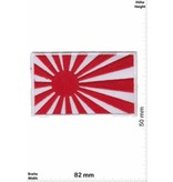Japan Kyokujitsuki - Flagge der aufgehenden Sonne - Rising Sun - japanische Militärflagge- weiss