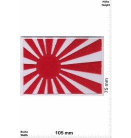 Japan Kyokujitsuki - Flagge der aufgehenden Sonne - BIG - weiss - Rising Sun Flag