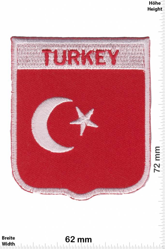 Turkey Turkey Wappen - Flagge - Türkei