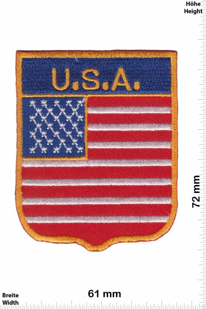 USA U.S.A .  Wappenpatch USA - Flaggen