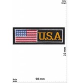 USA U.S.A   - small - black - schwarz -  USA  - Flags