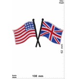 USA USA - UK - United Kingdom - Flaggen