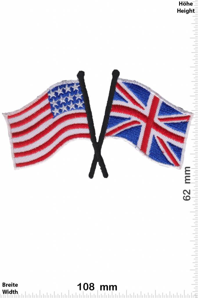 USA USA - UK - United Kingdom - Flags