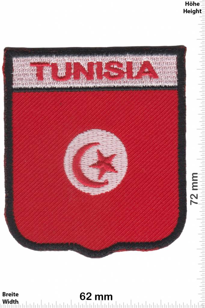 Tunisia Tunesien - Tunisia - Wappen  - Flagge