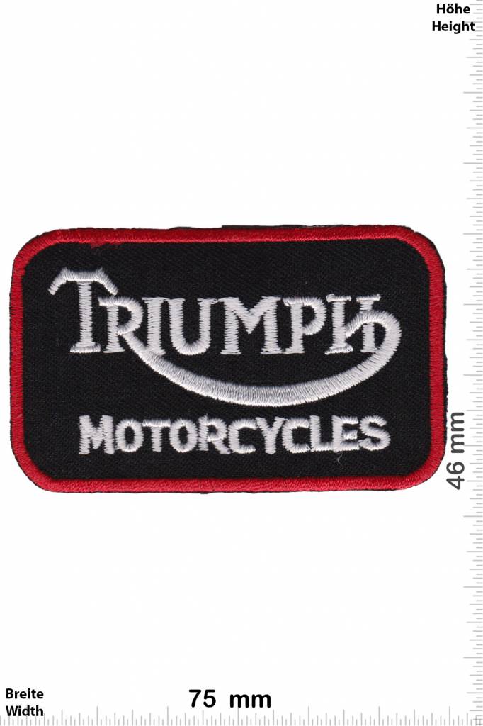 Triumph Triumph Motorcycles - schwarz rot