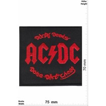 AC DC ACDC  - rot - AC DC - Dirty Deeds Done Dirt Cheap