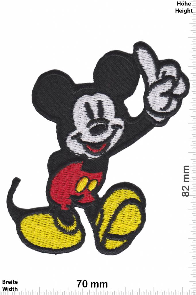 Mickey Mouse - Patch - Back Patches - Patch Keychains Stickers