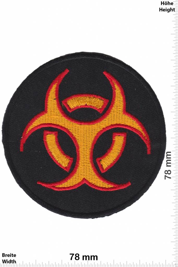 Biohazard BIOHAZARD VIRUS - gold red