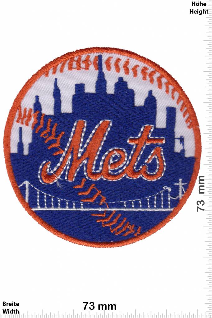 New York Mets - Patch - Back Patches - Patch Keychains Stickers