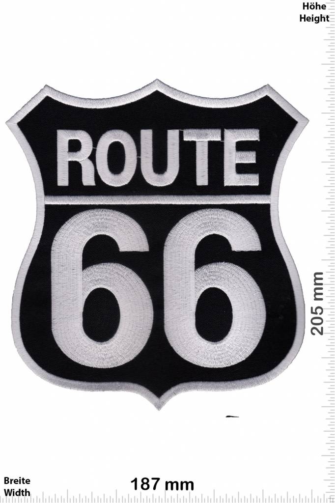 Route 66 - Patch - Aufnäher - Aufnäher Shop / Patch - Shop - größter ...