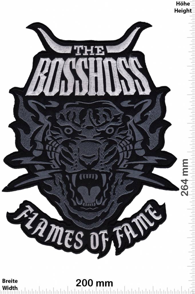 Bosshoss The BOSSHOSS - Flames of Fame - silver- 26cm - BIG