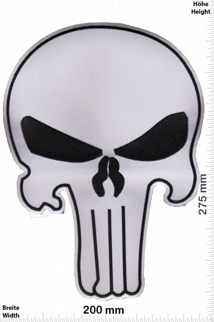 Punisher Punisher white / black -  27 cm - BIG