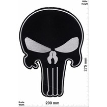 Punisher Punisher schwarz -  27 cm - BIGBiker Chopper - Rocker - Motorcycle - Kutte