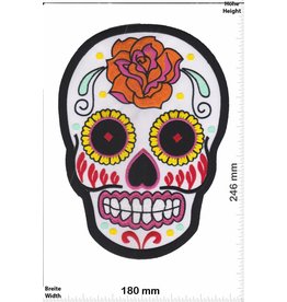 Muerto Skull - Muerto- weiss -  24 cm