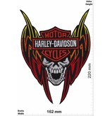 Harley Davidson Harley Davidson Motor - skull fly  - 22 cm -BIG