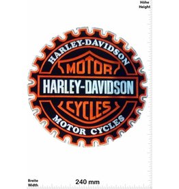 Harley Davidson Harley Davidson Motor - round  - 24 cm -BIG