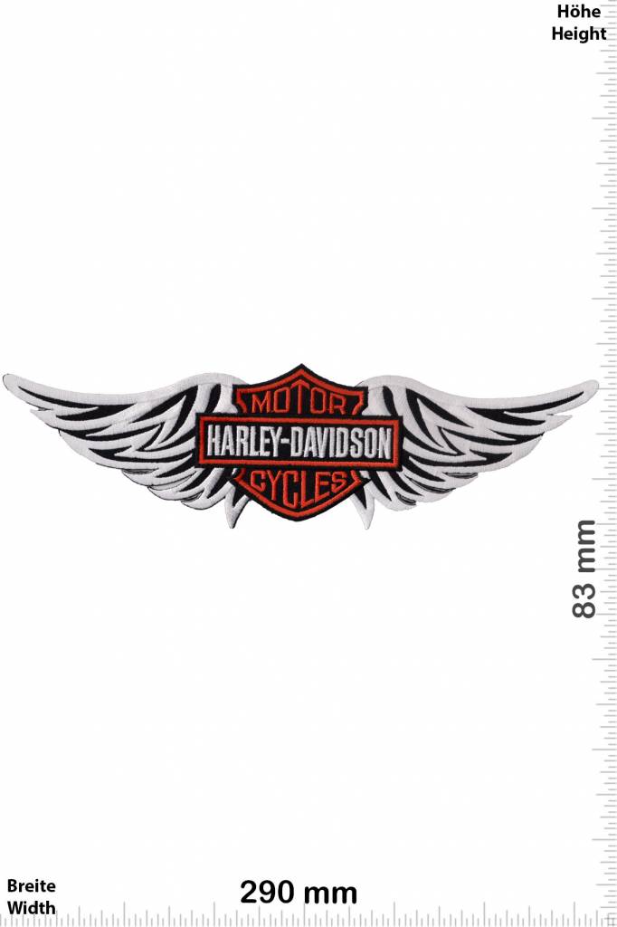 Harley Davidson - Patch - Back Patches - Patch Keychains Stickers