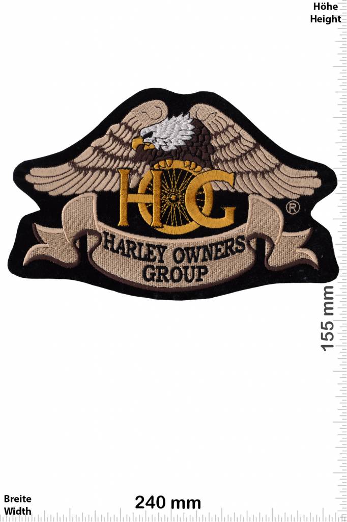 Harley Davidson Harley Davidson Motor - Harley Owners Group  - 24 cm -BIG