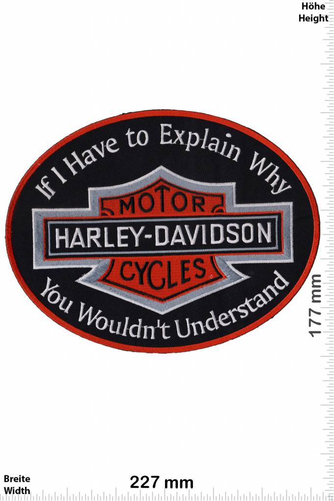 Harley Davidson - Patch - Back Patches - Patch Keychains Stickers -   - Biggest Patch Shop worldwide