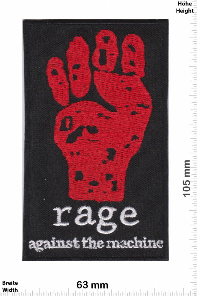 Rage Against The Machine Embroidered Iron-On Patch – Rock Music, Cloth, Pop Punk/Heavy Metal