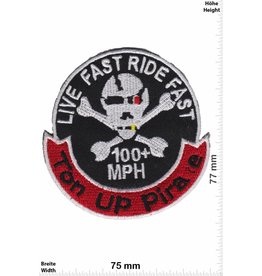 Cafe Racer Ton Up Pirate - 100+ MPH - Live Fast Ride Fast