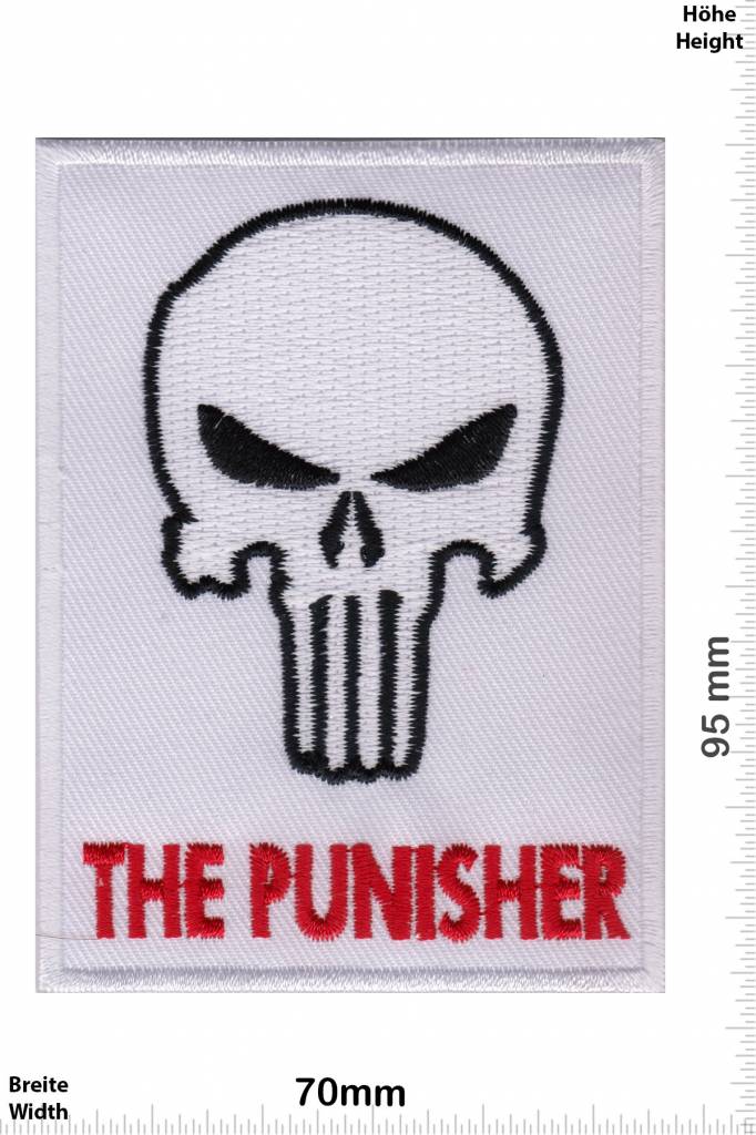 Punisher - Patch - Back Patches - Patch Keychains Stickers - giga