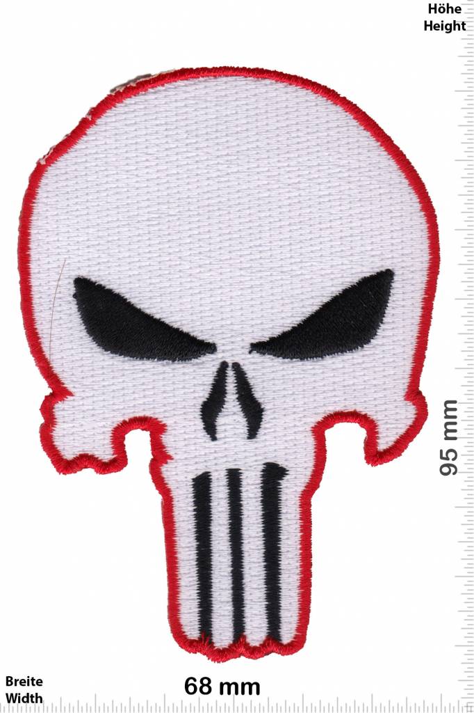 Punisher Punisher - weiss  rot
