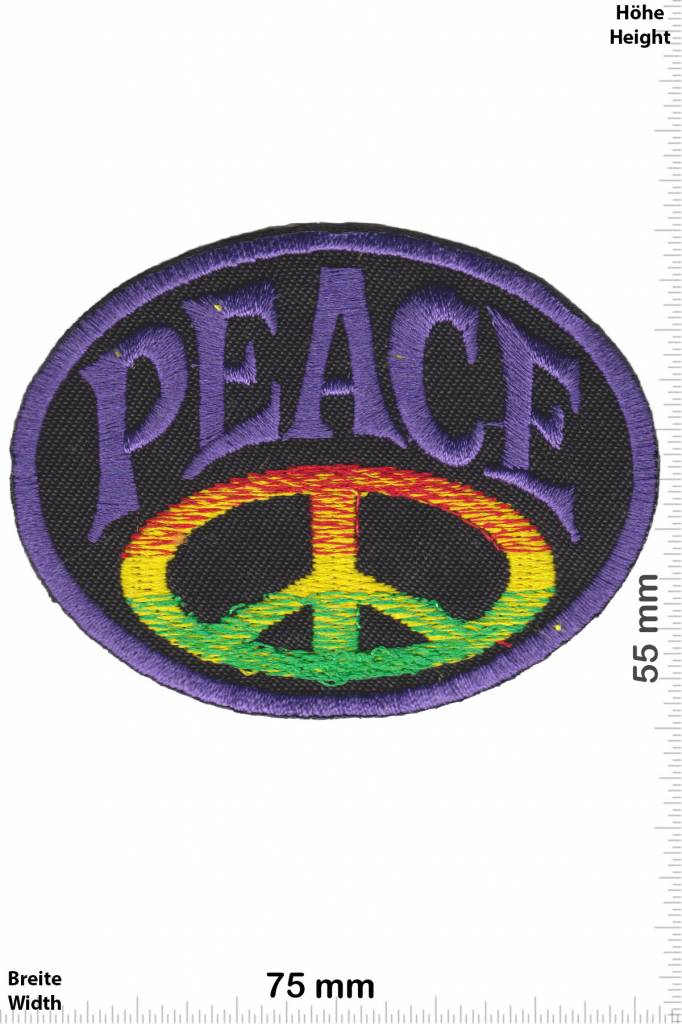 Frieden Peace - oval