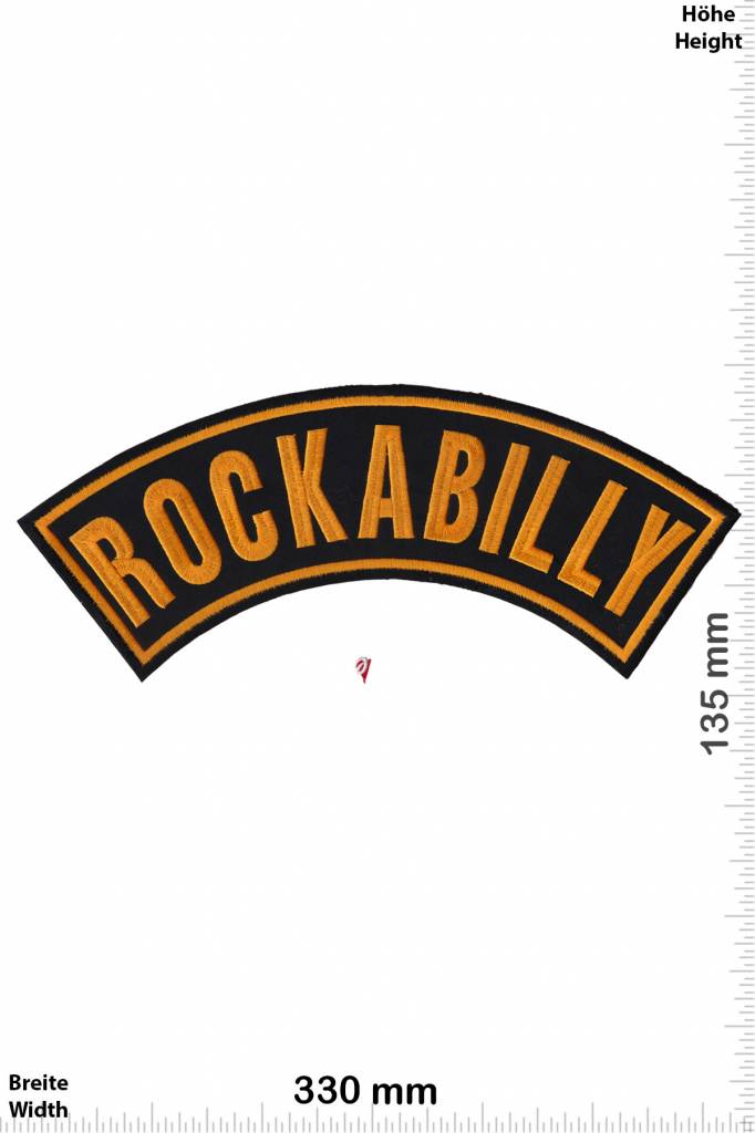 Rockabilly - Patch - Back Patches - Patch Keychains Stickers