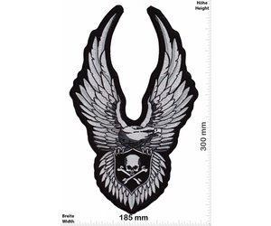 Aufnäher Patch Backpack Aufbügler Applikation Biker Motorrad