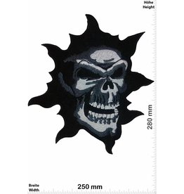 Bikerpatch Break out - Totenkopf - Skull - 28 cm