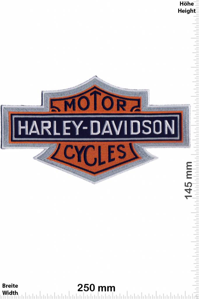 Harley Davidson Harley Davidson - Motor Cycles - silver organe -25 cm
