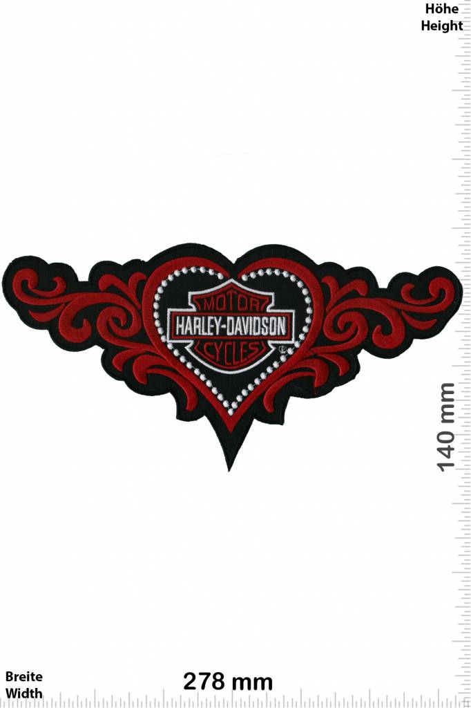 Harley Davidson Harley Davidson - Motor Cycles - Heart -27 cm