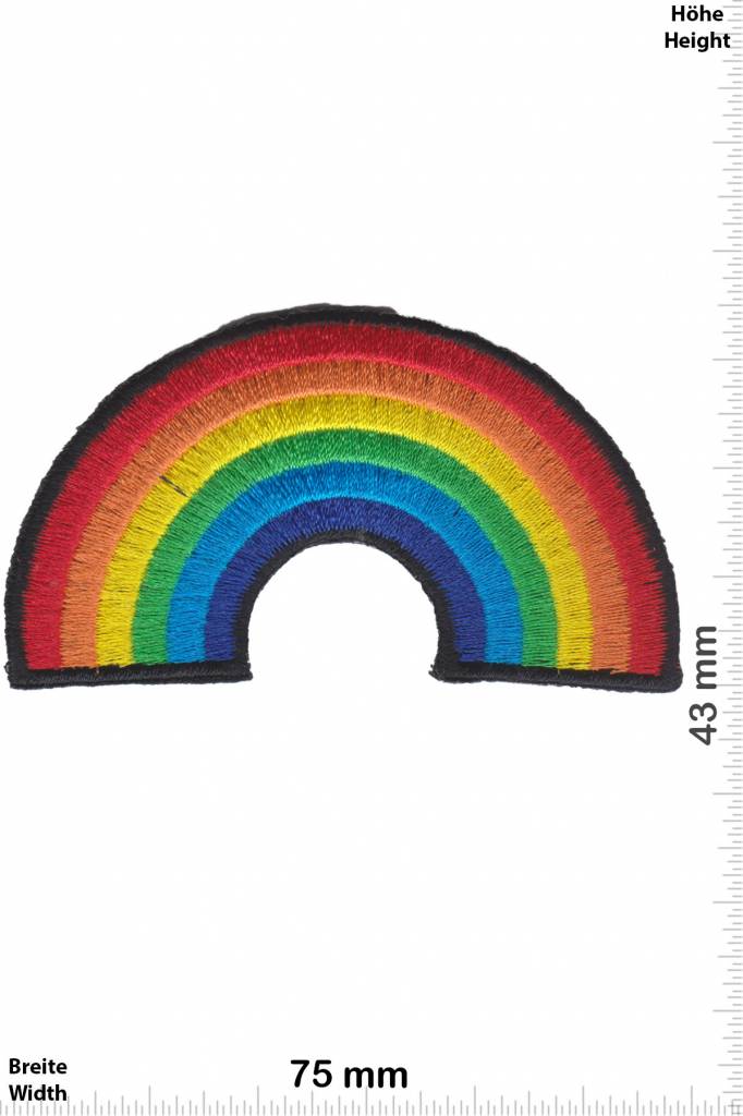 Rainbow   Regenbogen - Rainbow  - black