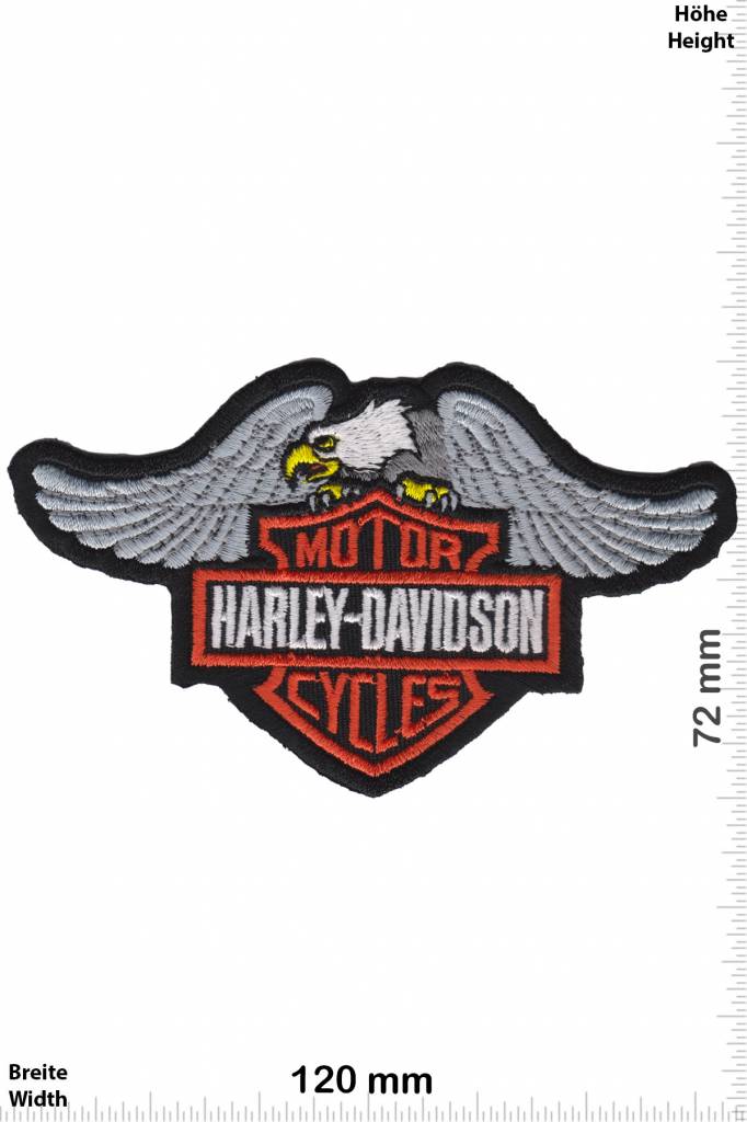 Harley Davidson - Patch - Back Patches - Patch Keychains Stickers - giga- patch.com - Biggest Patch Shop worldwide