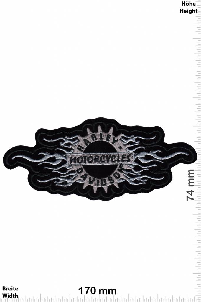 Harley Davidson - Patch - Back Patches - Patch Keychains Stickers - giga- patch.com - Biggest Patch Shop worldwide