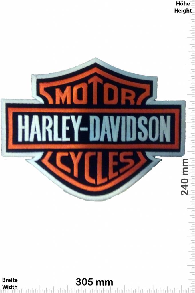 Harley Davidson - Patch - Back Patches - Patch Keychains Stickers -   - Biggest Patch Shop worldwide