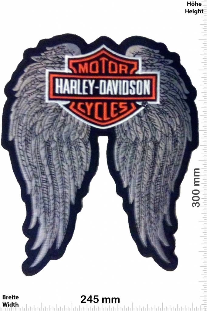 Harley Davidson - Patch - Back Patches - Patch Keychains Stickers - giga- patch.com - Biggest Patch Shop worldwide