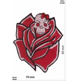 Oldschool Rose Skull - Rose Totenkopf