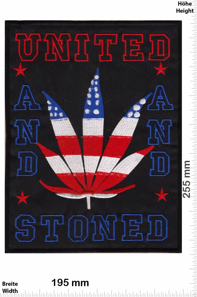 Weed United and Stoned - 25 cm