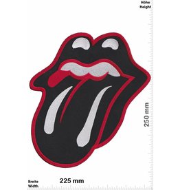 Rolling Stones Rolling Stones - Zunge - schwarz - 25 cm