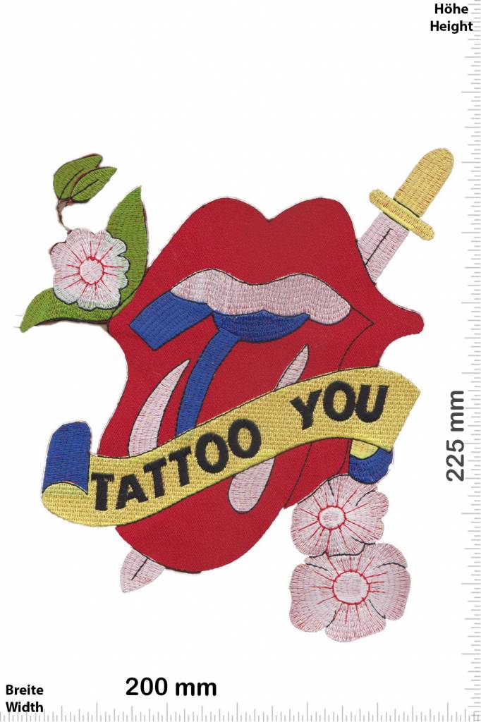 Rolling Stones Rolling Stones - Zunge - Tattoo You-  22 cm